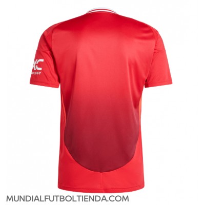 Camiseta Manchester United Primera Equipación Replica 2024-25 mangas cortas Camiseta Manchester United Primera Equipación Replica 2024-25 mangas cortas